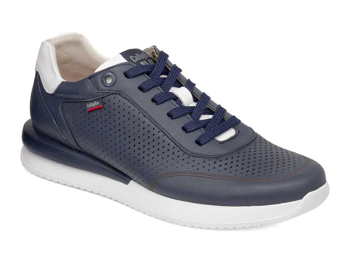 Tenis Callaghan 51106 Moses Hombre Azules Blancos | MHQ7268MG