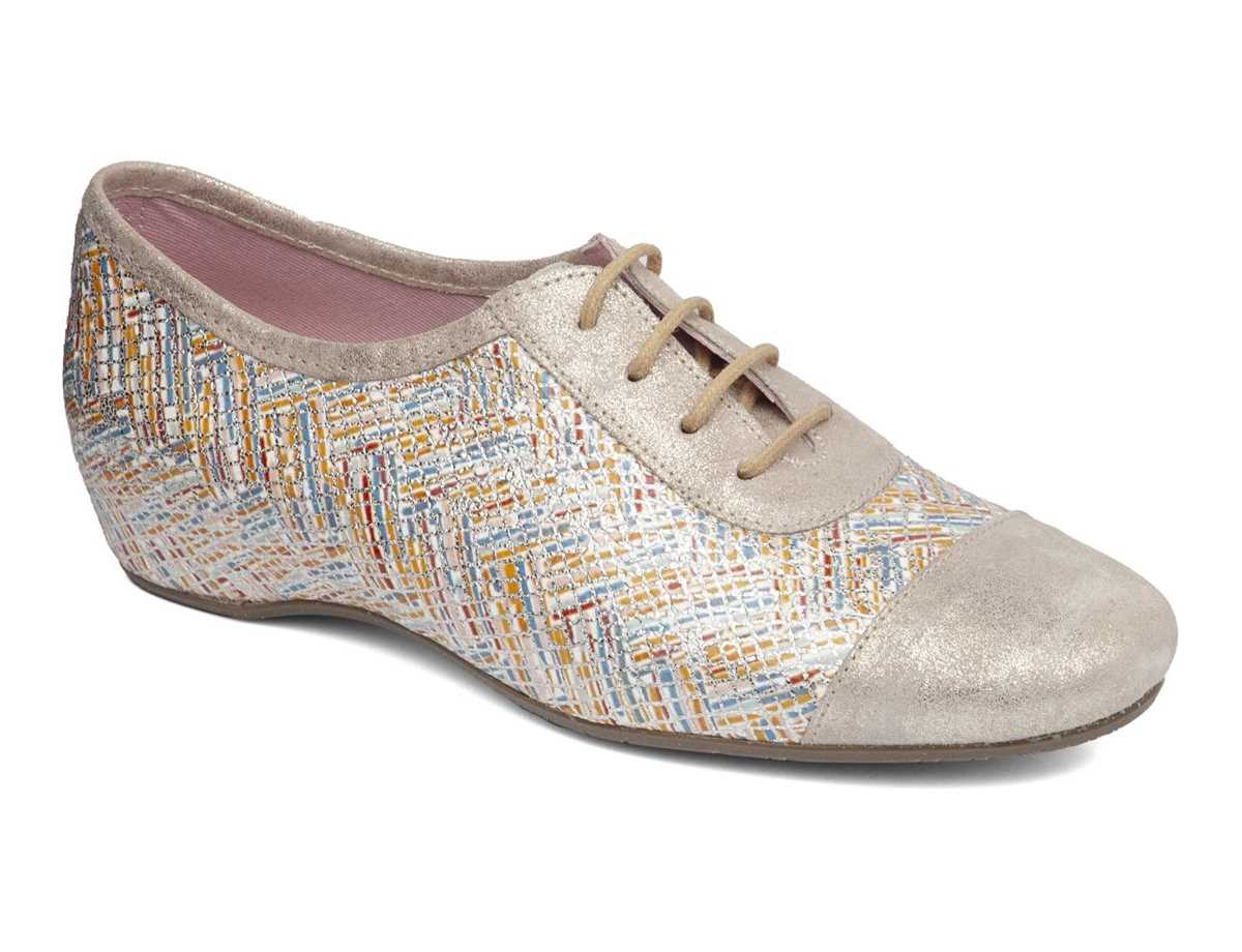 Ballerinas Callaghan 17904 Viki Mujer Plateados Blancos | NWU7274RQ