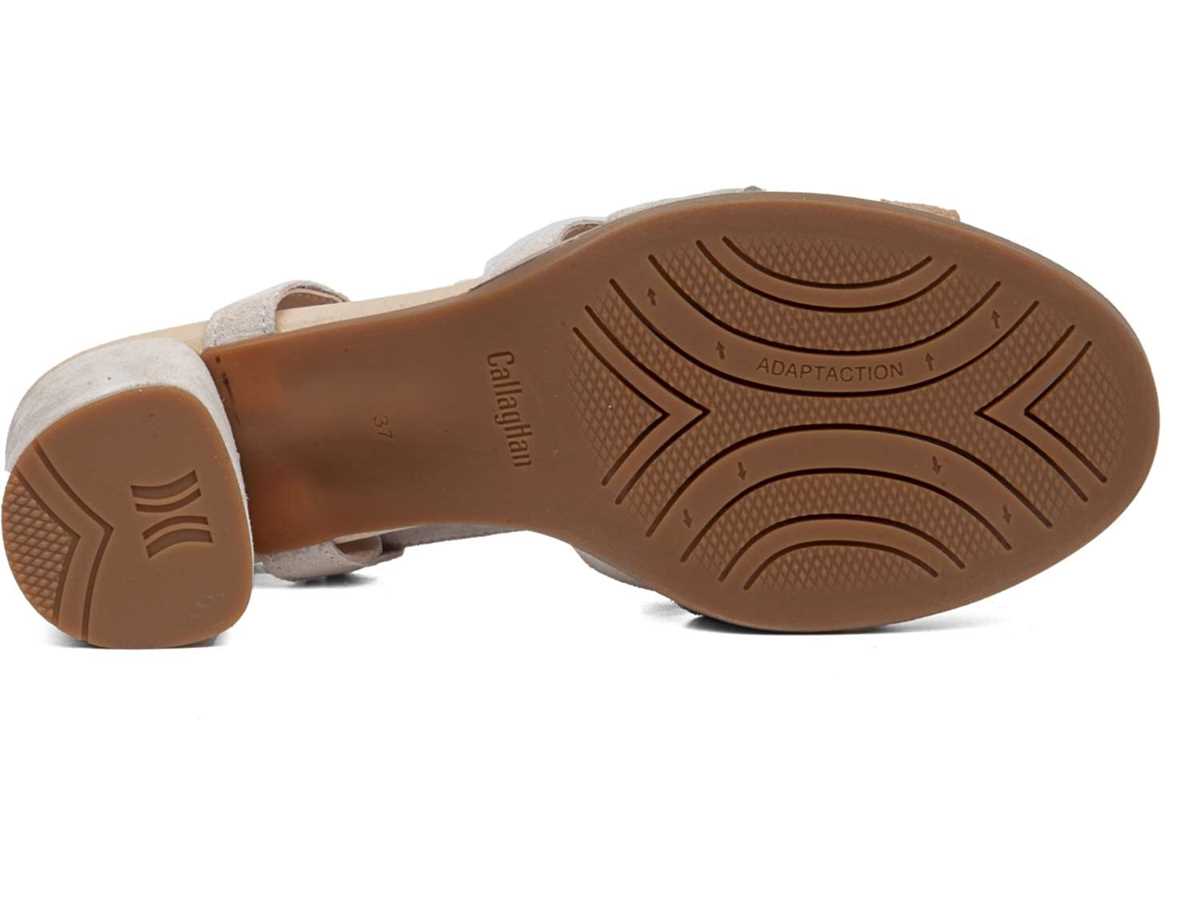 Sandalias Tacones Callaghan 31904 Kanji Mujer Beige Verdes Blancos | PPX9023AJ