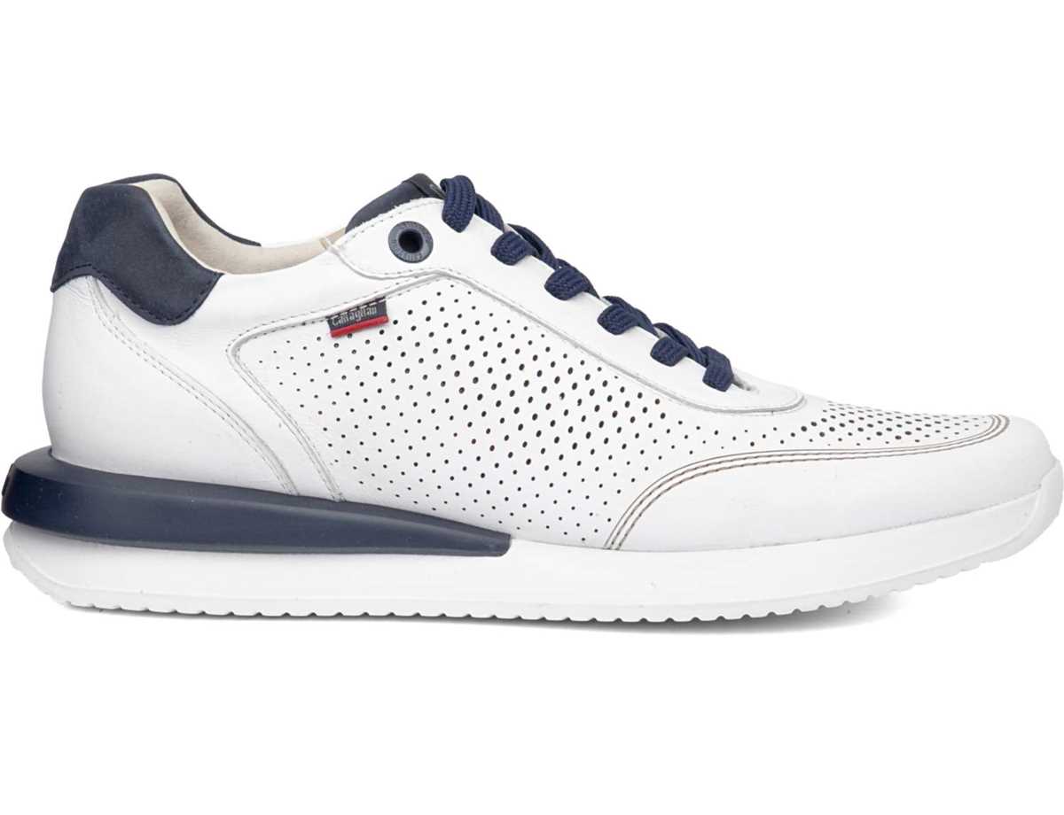 Tenis Callaghan 51106 Moses Hombre Blancos Azules | XFX6165LL