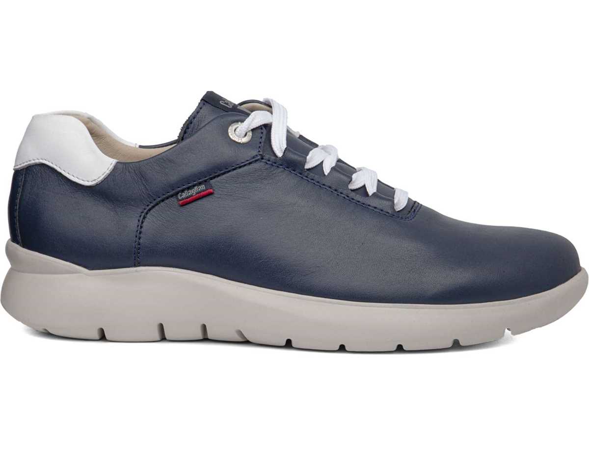 Tenis Callaghan 51300 Nuvole Hombre Azules Blancos | XIS4362HZ