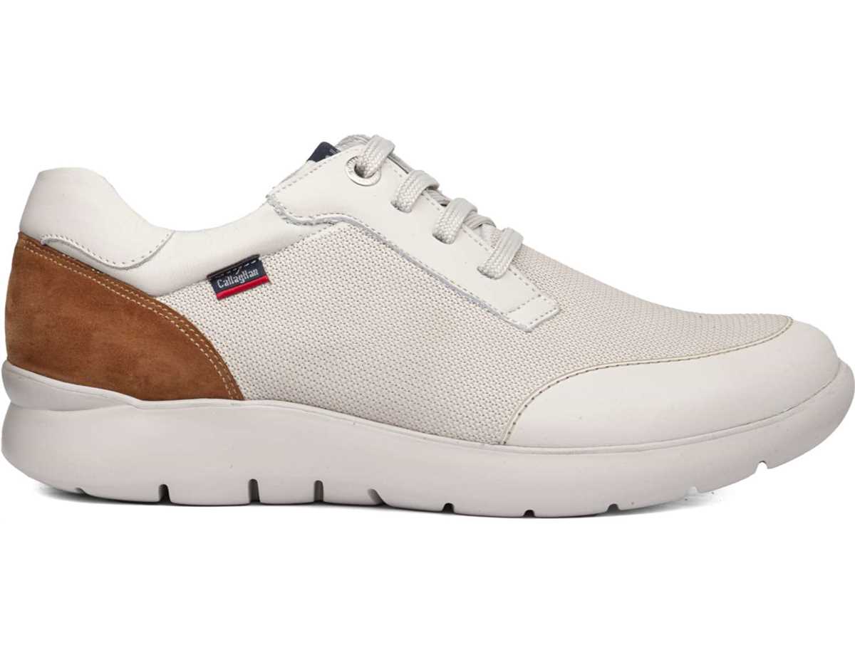 Tenis Callaghan 51308 Nuvole Hombre Blancos Marrom | LCZ5577LL