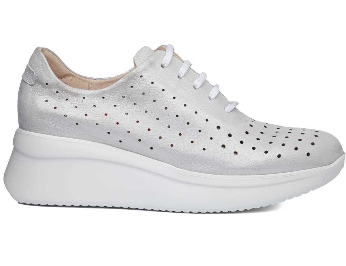 Tenis con Plataforma Callaghan 30000 Hanna Mujer Blancos | NEY7123JI