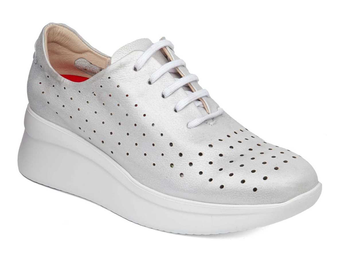 Tenis con Plataforma Callaghan 30000 Hanna Mujer Blancos | NEY7123JI