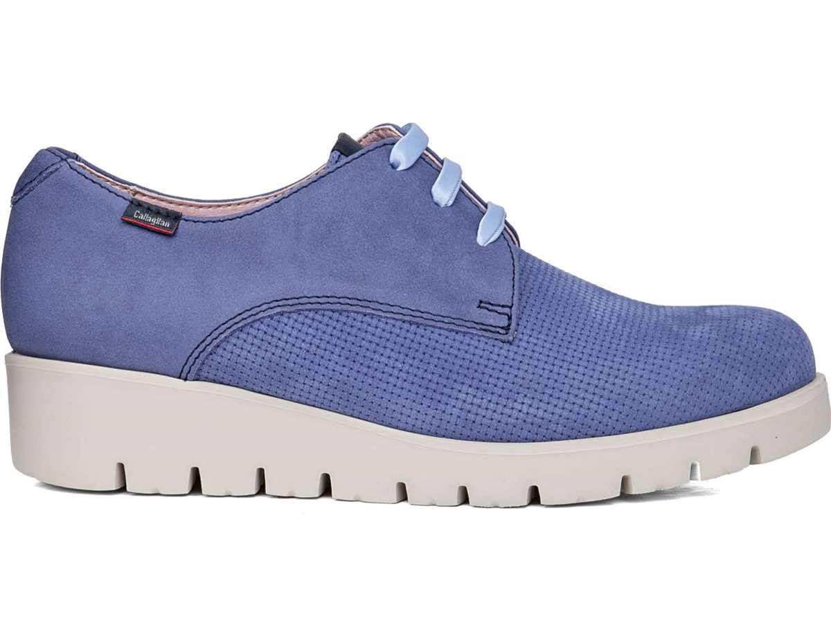 Tenis con Plataforma Callaghan 89824 Haman Mujer Azules | UME4142RO
