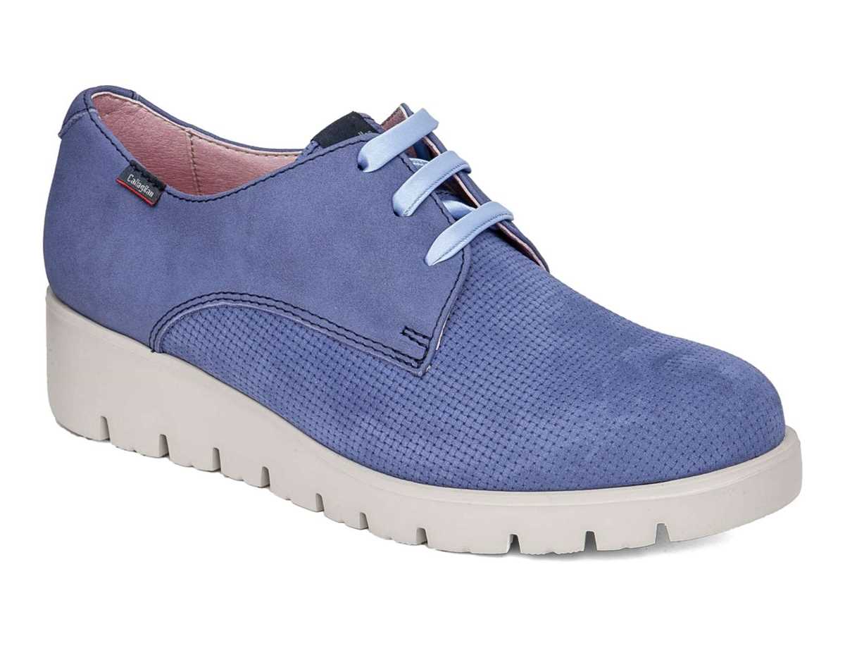 Tenis con Plataforma Callaghan 89824 Haman Mujer Azules | UME4142RO