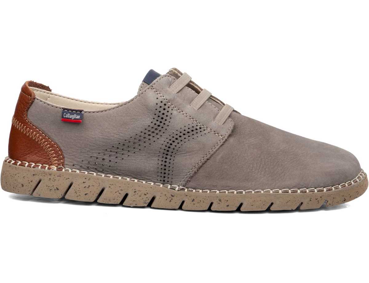 Zapatos con Cordones Callaghan 43200 Viz Hombre Beige Marrom | LIP484LZ
