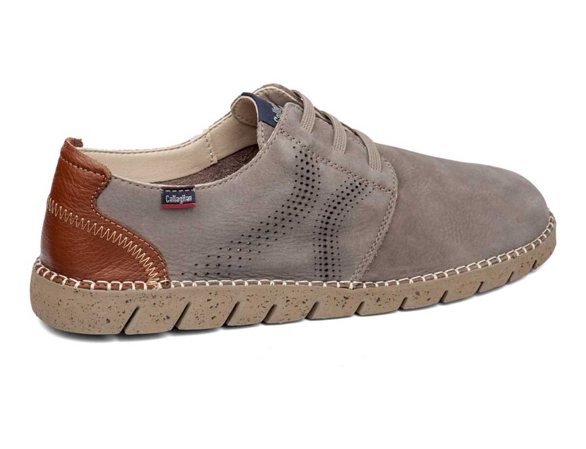 Zapatos con Cordones Callaghan 43200 Viz Hombre Beige Marrom | LIP484LZ