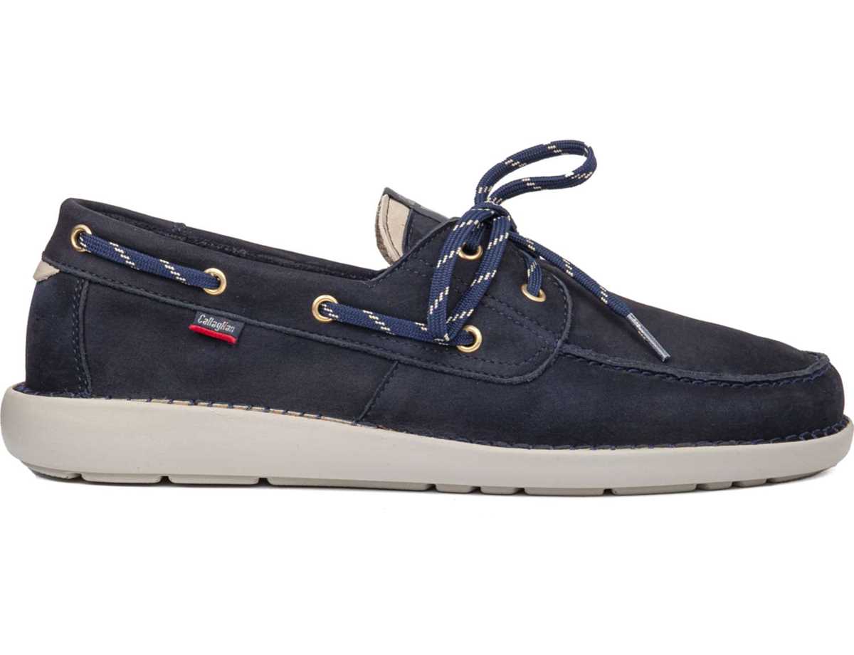Zapatos del Barco Callaghan 53400 Abner Hombre Azules Beige | UQR9230HF